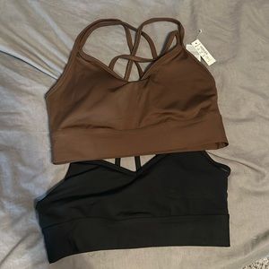 2 medium Madewell straps sports bra